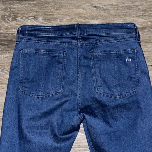 Rag & Bone High Rise Blue Skinny Jeans - Size 28in - Picture 6 of 8